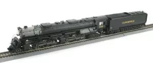 Athearn American Railways Clinchfield Railroad #672 Challenger 4‑6‑6‑4 Steam Locomotive with Tender N