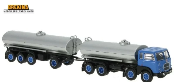 Brekina Starline Models 1973 Fiat 690 MILLEPIEDI Tanker Truck H0 