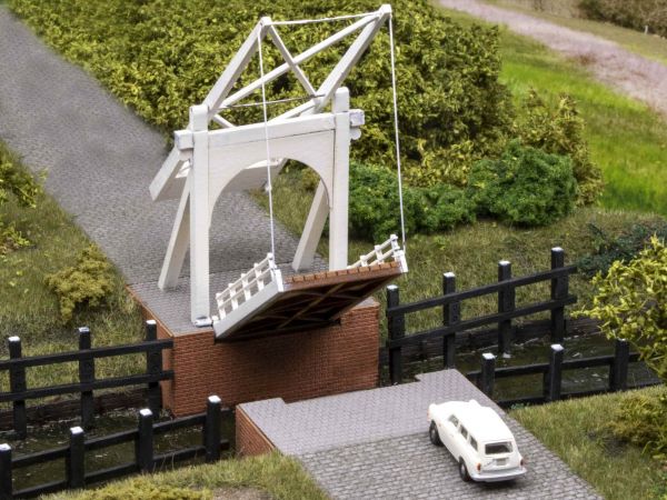 Modellbahn Union Wooden Bascule Bridge KIT N
