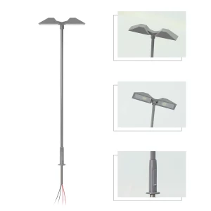 Evemodel Two-Headed LED Street Lamp HO/OO