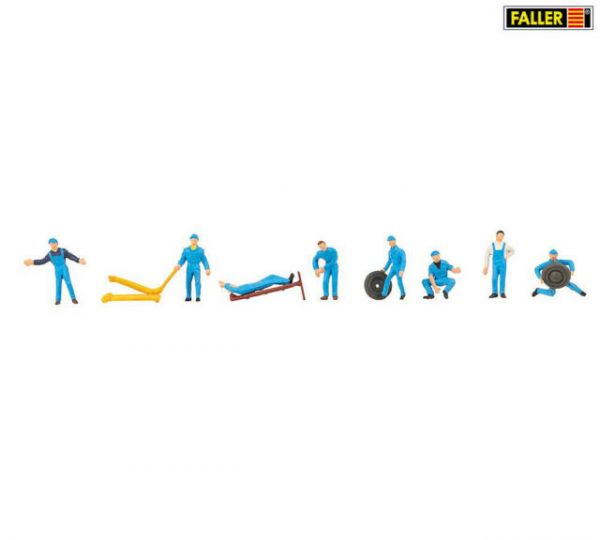 Faller Filling Station Personnel HO