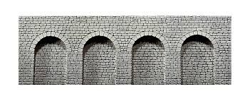 Faller Natural Stone Ashlars Brick Wall Section HO Scale