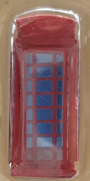 Hachette Model Railway Village Partworks Red Telephone Box OO/H0