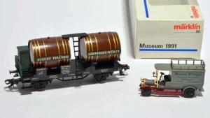 Märklin Royal Württemberg State Railways Museumwagen August Pflüger Barrel Wagon HO
