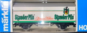 Märklin Special Imprint 1982 German Federal Railway Stauder Pils Refrigerator Wagon H0