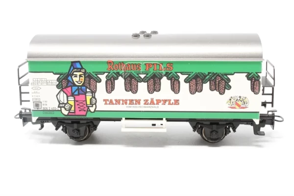 Märklin German Federal Railway Rothaus Pils Refrigerated Wagon H0