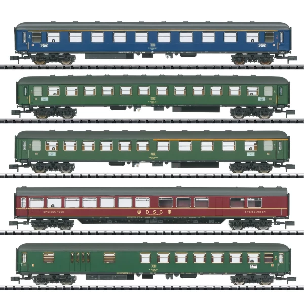 Trix Minitrix German Railways Express Coach Set N