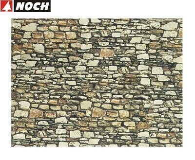 NOCH Paper Dolomite Stone Wall HO/TT Scale