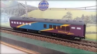 SARM Passenger Rail Agency of South Africa PRASA Shosholoza Meyl Kitchen Car HO Scale