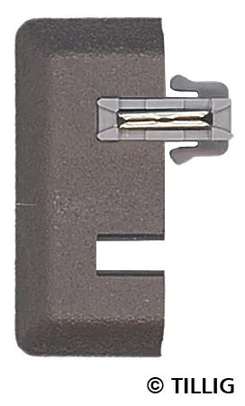 Tillig Bahn Ballasted Track Gravel End Caps Grey TT Scale