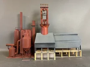 Walthers Cornerstone Ashland Iron & Steel Series Blast Furnace Kit HO